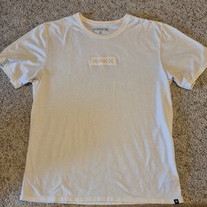 Hurley White T-Shirt Sz L